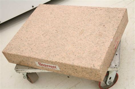 Starrett Grade B Toolroom Pink Granite Surface Plate 18 X