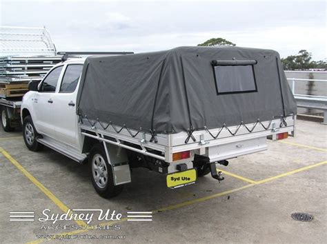 Aluminium ute canopies can be designed for work and play aluminum ute canopies have gained a legion of fans largely for the reasons mentioned above, as. Dual Cab Canvas Canopy & Hilux Ute Canopy Kits For Genuine ...