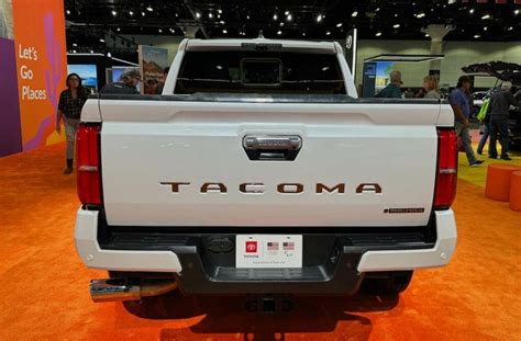 2024 Toyota Tacoma I Force Max Hybrid Limited Displayed In White In