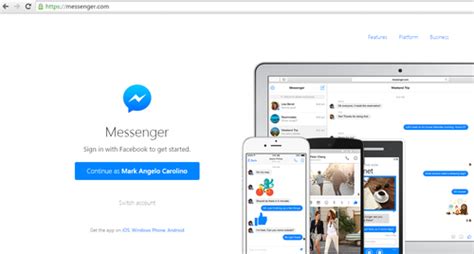 In order to link to a url from your app, which means on clicking a button or on any other event the url opens in default browser in mobile, first add an intent 1. You can now open Facebook messenger on your browser! | # ...