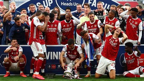Against the run of play. Arsenal lift 14th FA Cup but Aubameyang drops it
