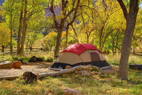 Autumn Tent Camping In Zion National Park Flickr Photo Sharing