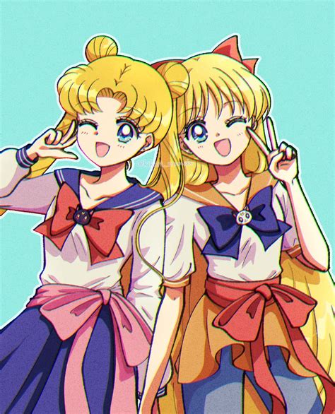 Tsukino Usagi Sailor Moon Aino Minako Sailor Venus Luna And 1 More