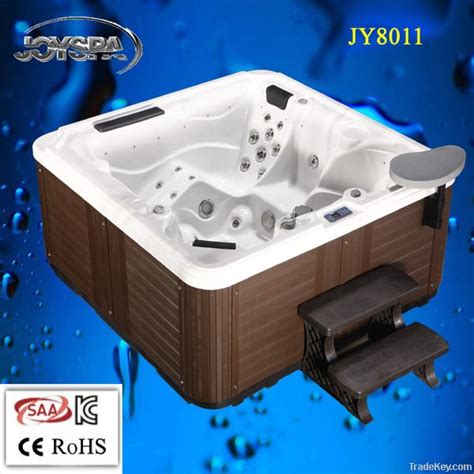 2012 Newly Sex Massage Square Whirlpool Hot Tubs By Qingyuan Kasdaly