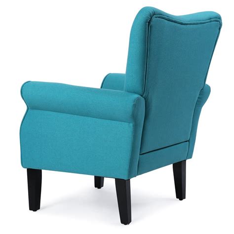 Belleze Living Room Armchair Linen Armrest Modern Accent Chair High