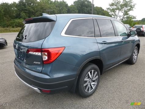 2019 Steel Sapphire Metallic Honda Pilot Ex Awd 129616331 Photo 4