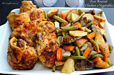 Oven Roasted Chicken And Vegetables The Complete Savorist