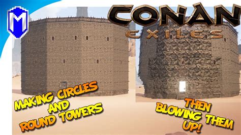 In conan exiles, players are bound by ancient bracelet to be forever trapped in the exiled lands. Conan Exiles - How To Make A Circle and Building Round Towers - Conan Exile How To And Tutorial ...