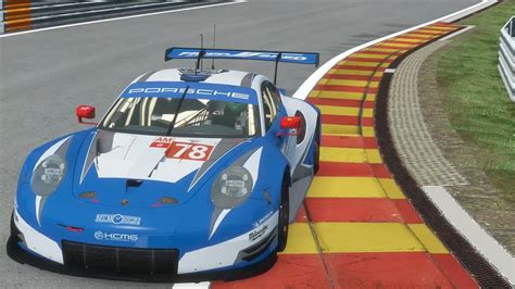 RFactor 2 I Endurance Pack Spa Francorchamps Test Porsche 911 RSR I