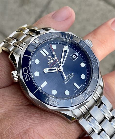 Omega Seamaster M Mm Mens Divers Watch Blue Dial Wholesale Prices
