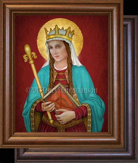 St Margaret Of Scotland Framed Portraits Of Saints