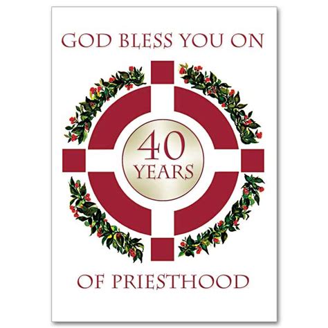 God Bless You On 40 Years Of Priesthood 40th Anniversary Of Ordination