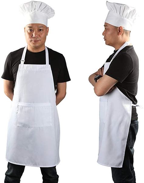 Option For Chef Apron And Hat Lg Week 5 Chef Costume Chef Apron Chefs Hat