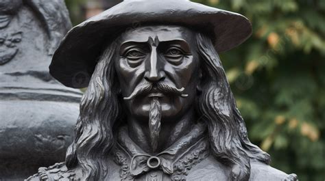 The Statue Of A Dutchman With A Hat On Background Vlad The Impaler