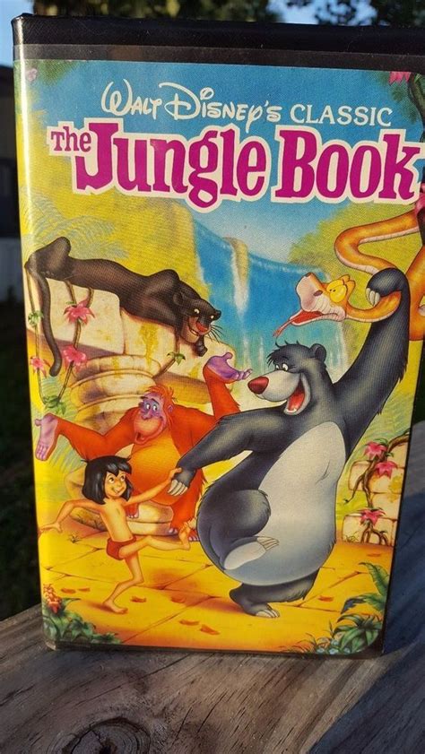 The Jungle Book Vhs 1991 Walt Disney Classic Black Diamond Edition