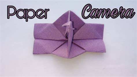 How To Make Paper Camera That Clip On Shot Origami Camera Step By