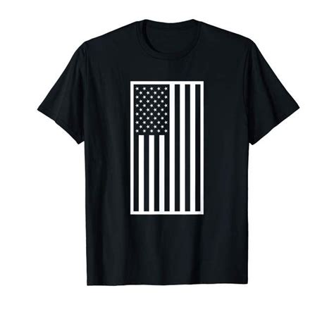 White American Flag T-Shirt | American shirts, American flag shirt ...