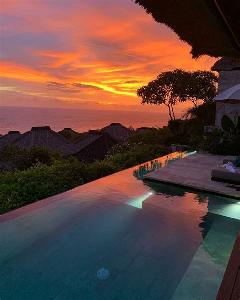 Bali Indonesia Summer Love Sunset Cleanness Sun Sky