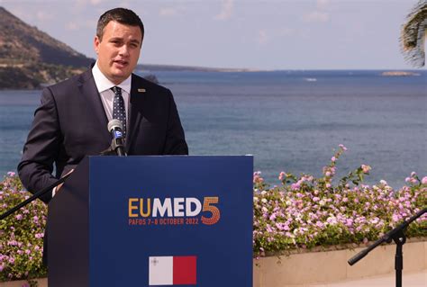 Il Ministru Byron Camilleri Jattendi Għas Summit Med5 FĊipru Pmnews