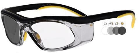 Photochromic Bifocal Safety Glasses Psg Tgb Ybs Rx Safety