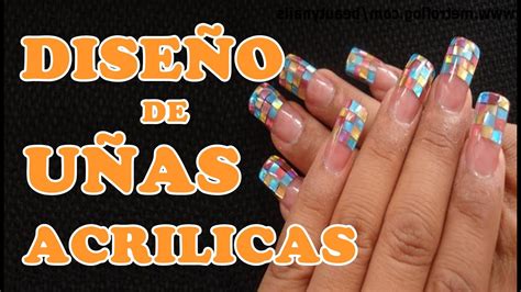 Uñas acrilicas punta color neon. DISEÑO DE UÑAS ACRILICAS - YouTube