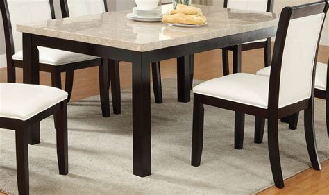 Popular marble dining table products. Poundex F2296 Brown Marble Dining Table - Steal-A-Sofa ...