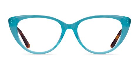 Anastasia Cat Eye Turquoise And Tortoise Glasses For Women Eyebuydirect Canada