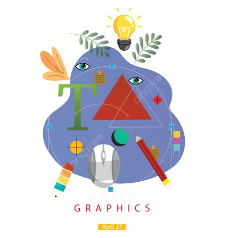 World Graphics Day Vector Art Png Happy World Graphic Design Day