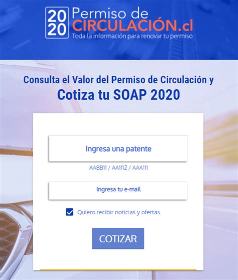 Consulta el valor del permiso de circulación y cotiza tu soap 2021. Permiso de circulación, revisión técnica y licencia de ...