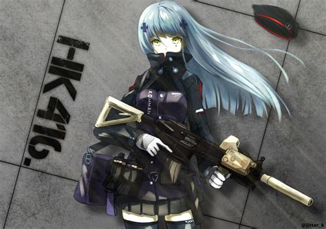 80 Hk416 Girls Frontline Hd Wallpapers And Backgrounds