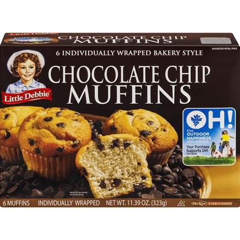 Little Debbie Chocolate Chip Muffins 6 Ct Donuts Pies And Snack Cakes Edwards Food Giant