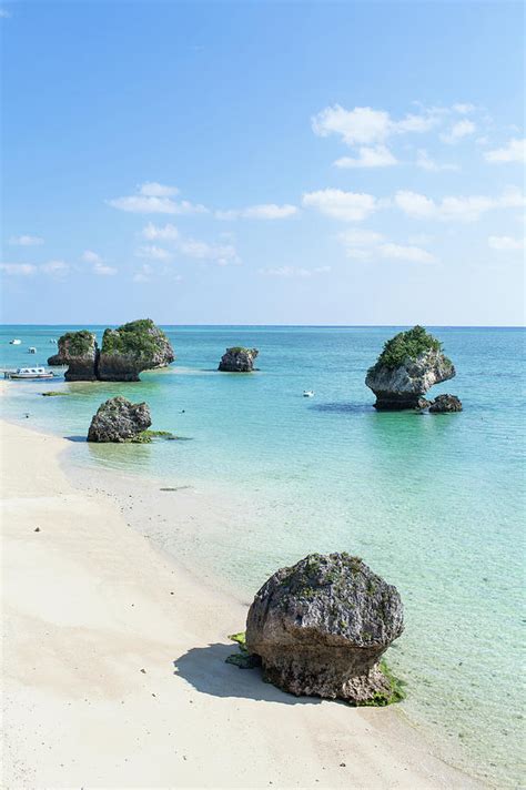 White Sandy Tropical Beach Okinawa By Ippei Naoi
