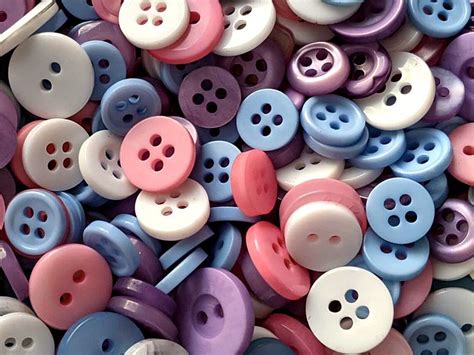 200 Small Pastel Buttons Mixed Button Sizes Sewing Buttons Etsy