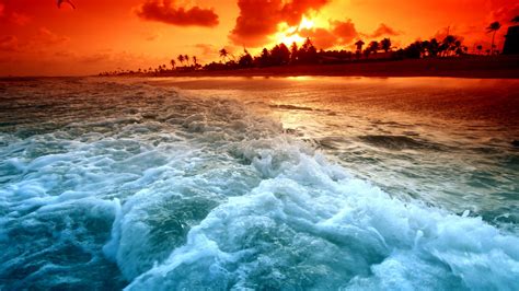 2002189 Amazing Sun Ocean Beautiful Sunset Beach Nature Island