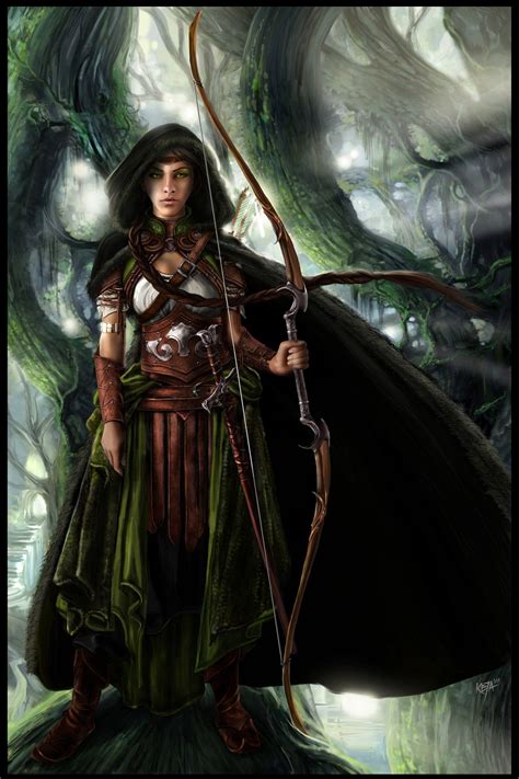 Fairy Archer By Kejablank On Deviantart Character Portraits Fantasy