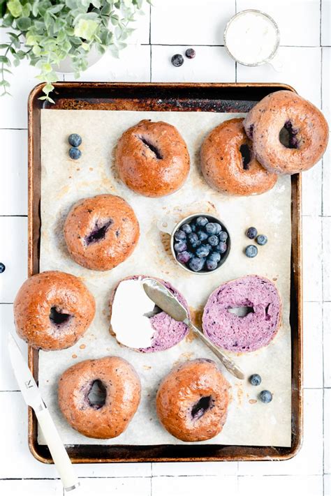 Homemade Chewy Blueberry Bagels The Practical Kitchen