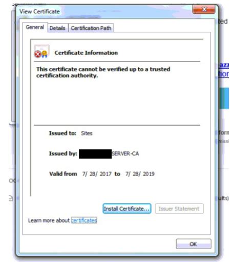 Solved Outlook Security Certificate Issue Experts Exchange