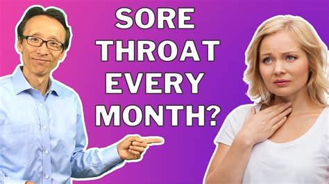Throat Pain With Period Flu — What Can You Do Youtube