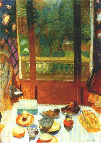 Dining Room Overlooking The Garden By Bonnard Also Known As The Breakfast Room