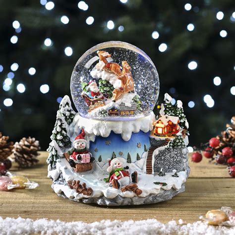 Christmas Scene Led Snow Globe