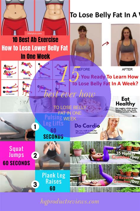 15 Best Ever How To Lose Belly Fat In One Week Best Product Reviews