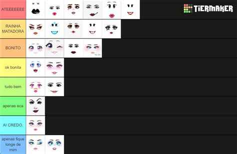 Roblx Barbie Faces And Some Other Toy Code Facess Tier List Community Rankings TierMaker