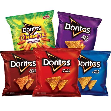 Doritos Flavored Tortilla Chips Variety Pack 40ct Doritos Tortilla