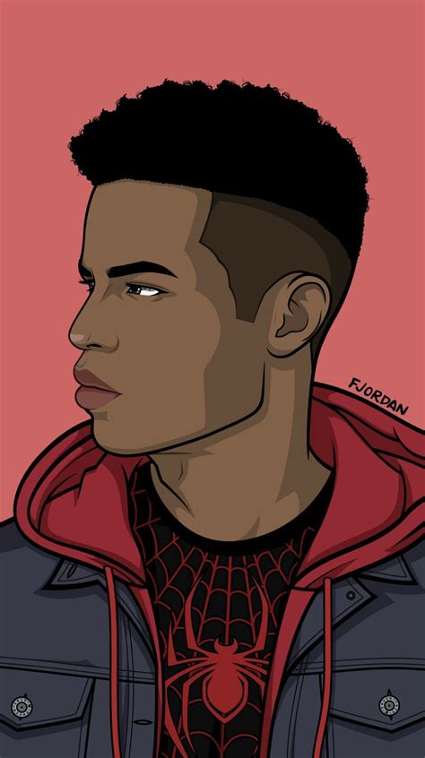 Miles Morales Face Wallpapers Wallpaper Cave