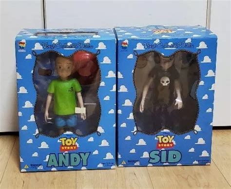 Andy Sid Medicom Toy Vcd Toy Story Collectable Doll Disney Pixar Figure