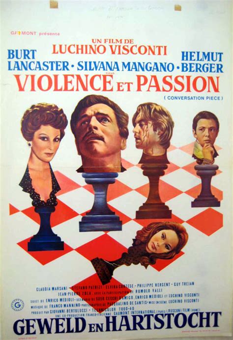 Violence Et Passion Movie Poster Gruppo Di Famiglia In Un Interno