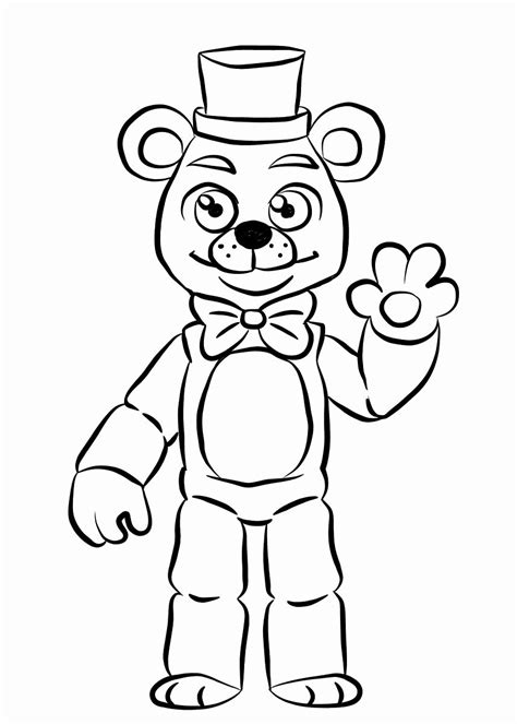 Printable fnaf freddy five nights at freddys free to print coloring page. Five Nights at Freddys Coloring Page Fresh Free Printable ...