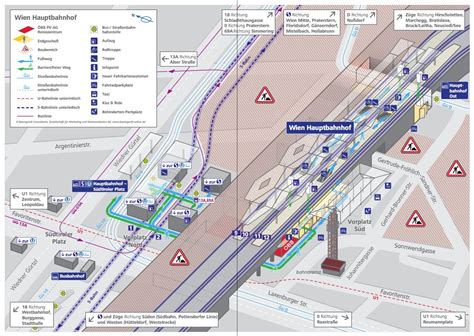 Wien Hauptbahnhof Map