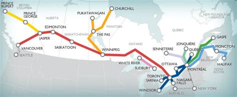 加拿大国铁viarail的运营线路 海外游攻略 海外游