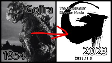 Evolution Of Godzilla 1954 2023 Read Desc Youtube